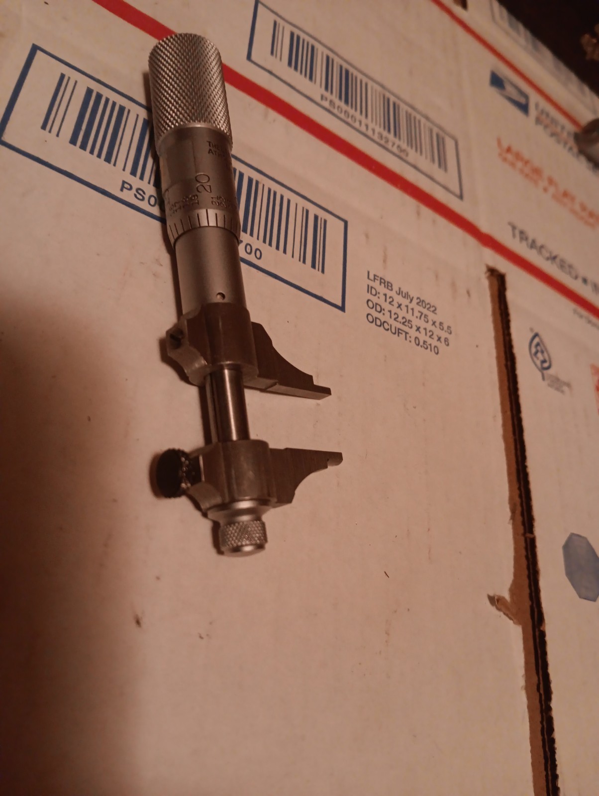 Starrett No. 700A inside micrometer .200″ to 1.200″ range .001”- Made in U.S.A.
