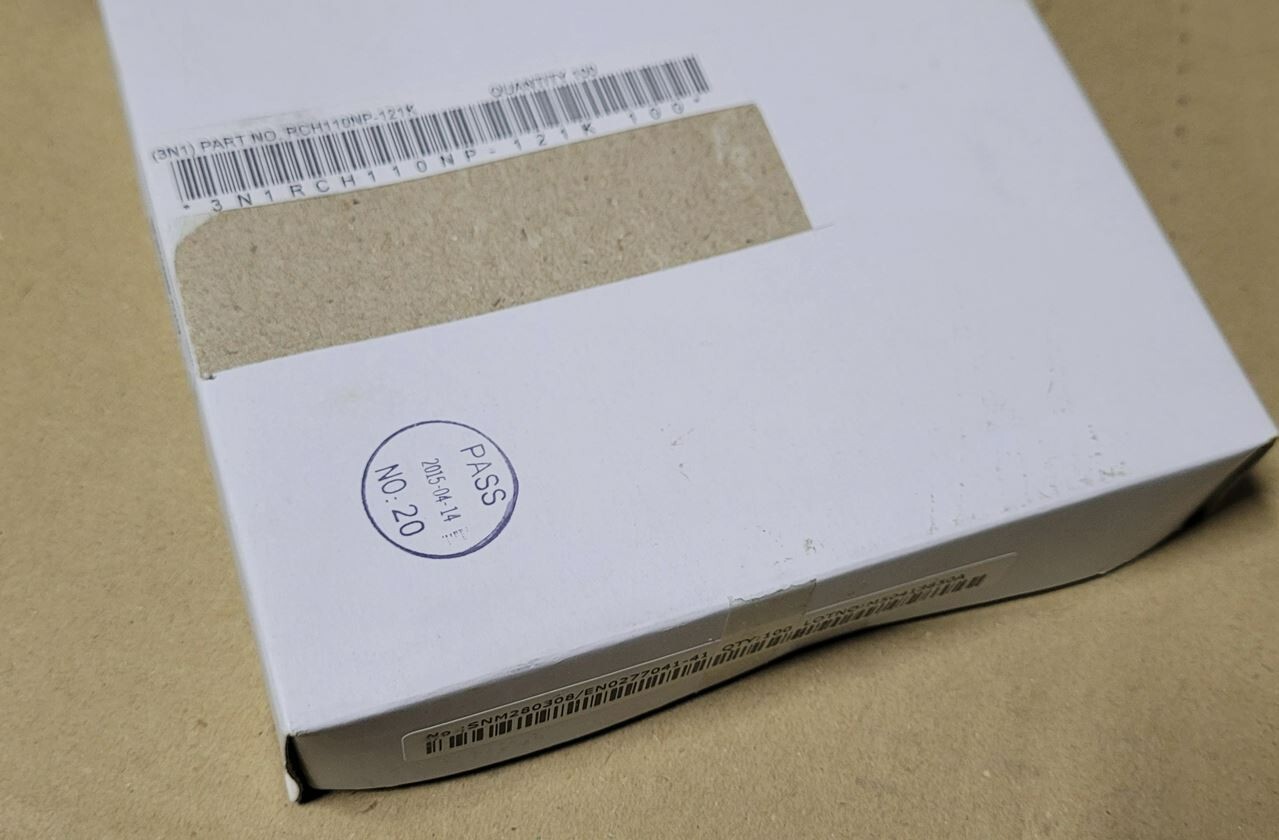 100pcs (full box) of RCH110NP-121K SUMIDA Power Inductors, Leaded 120uH 1.5A