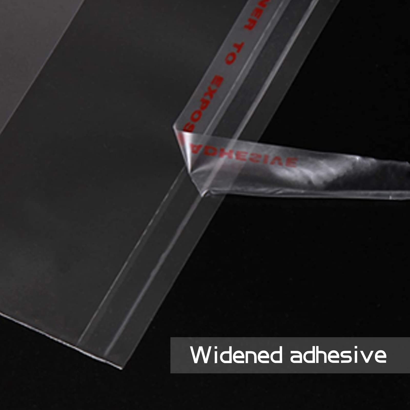 6×9 Inches 120 Pcs Self Sealing Cellophane Bags, Clear Cookie Bags for Gift P…