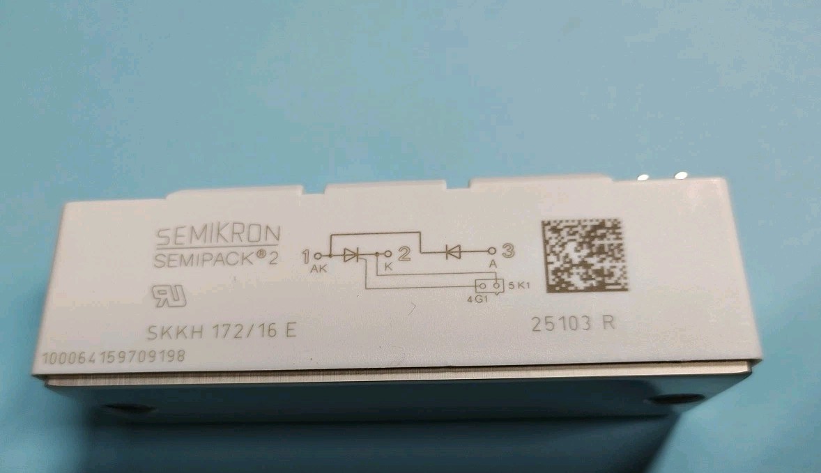 SEMIKRON DANFOSS SKKH 172/16 E SKKH172-16 E IGBT Module PT# 07890450 SEMIPACK 2