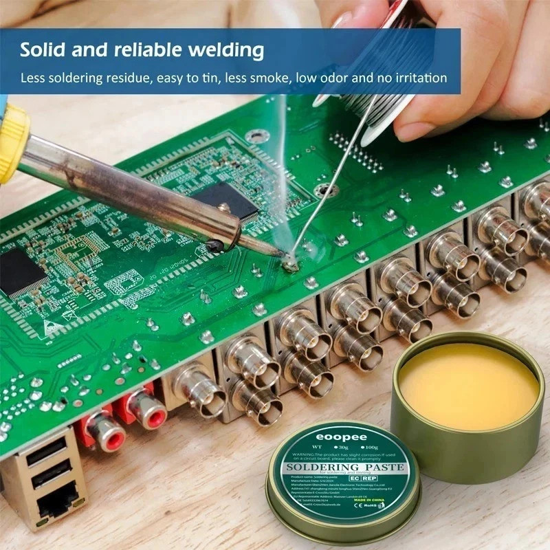 Solder Paste Rosin Flux 100g Lead-Free Welding Soldering Flux Oil Iron Repair US