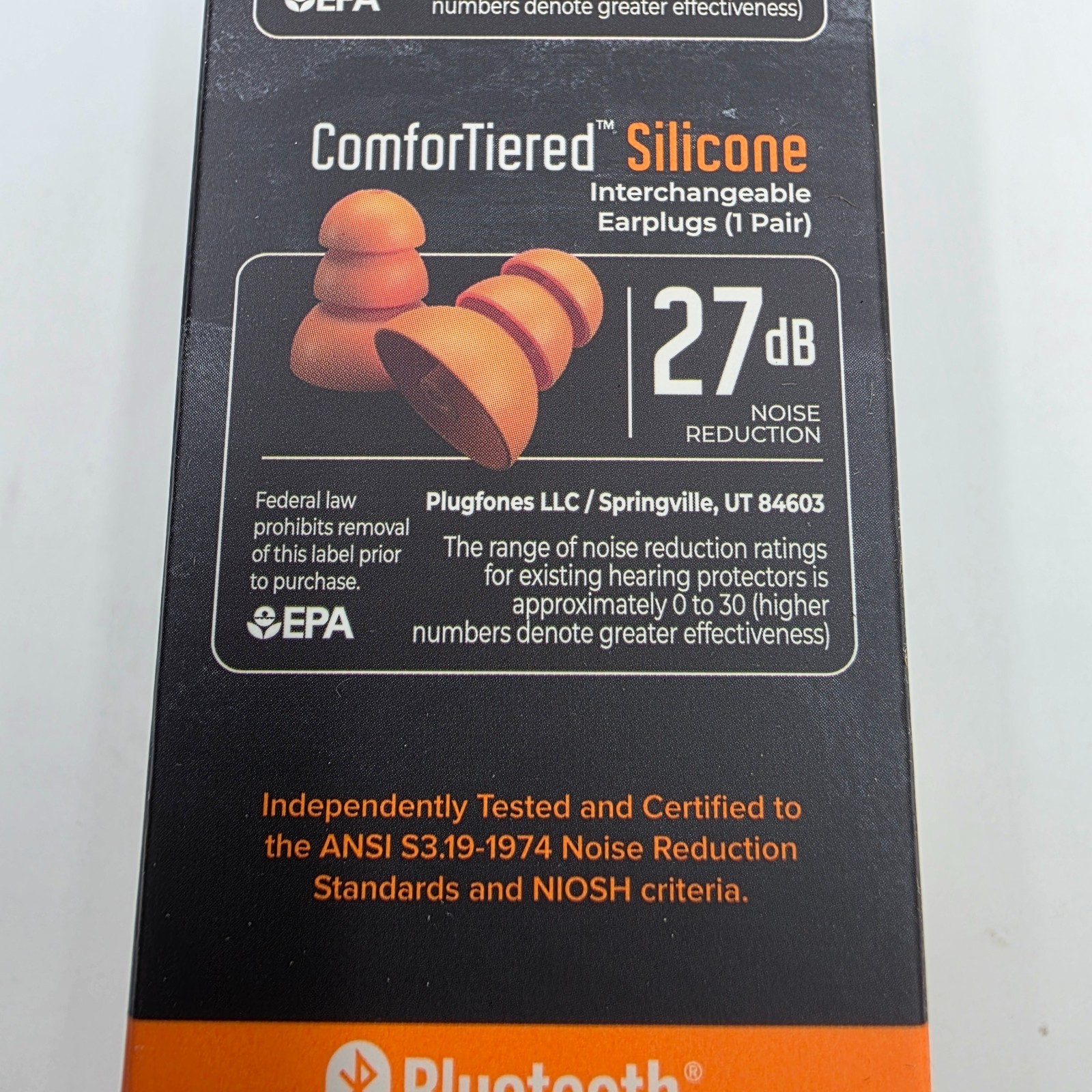 NEW Plugfones FREEREIGN VL Earplugs With Audio OSHA HEARING PROTECTION