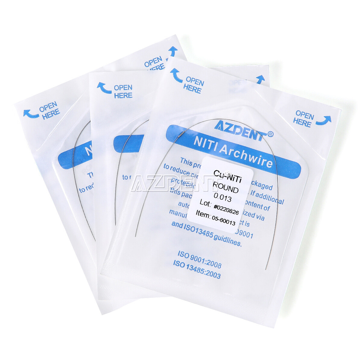 Dental Orthodontic Copper Cu-Niti Wires Arch Wires Rectangular Round Damon Stop