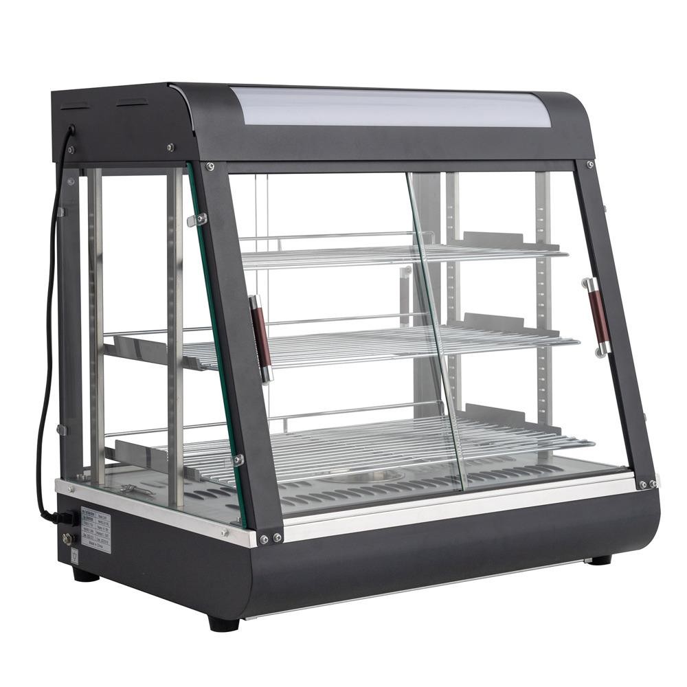 ROVSUN 26″ 3 Tiers Commercial Heat Food Pizza Warmer Display Cases 86 – 185℉ New