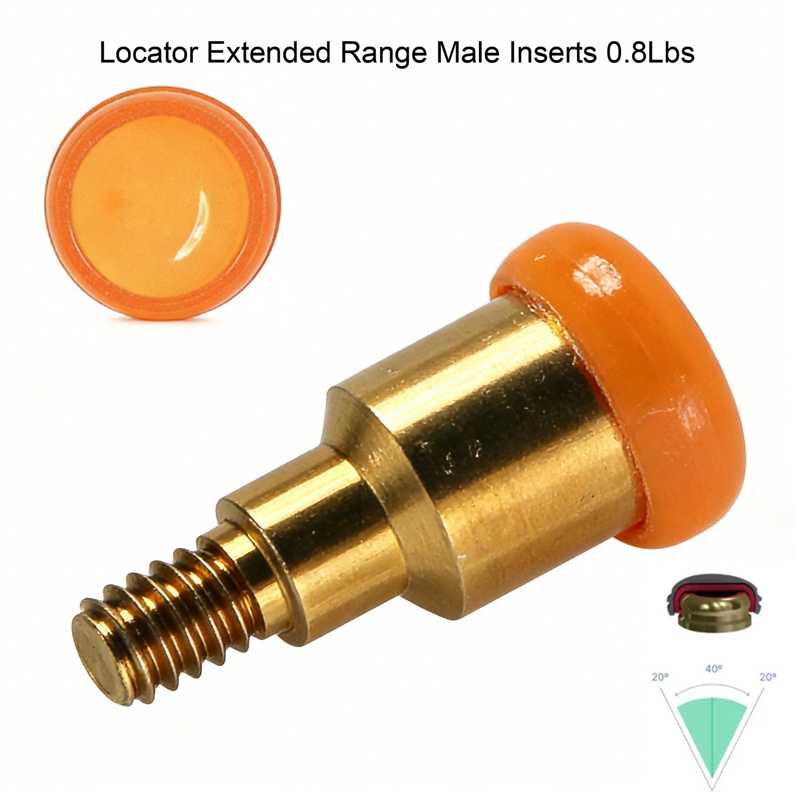 US Multi Pack Dental Male Cap Inserts for Locator Abutment Retention Cap Replace