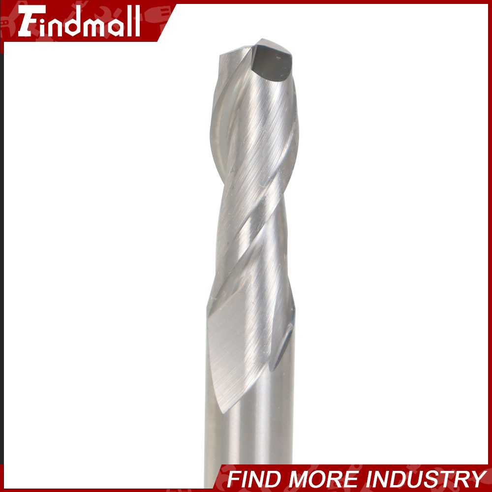 Findmall 5 PCS 1/4″ 2 FLUTE CARBIDE END MILL