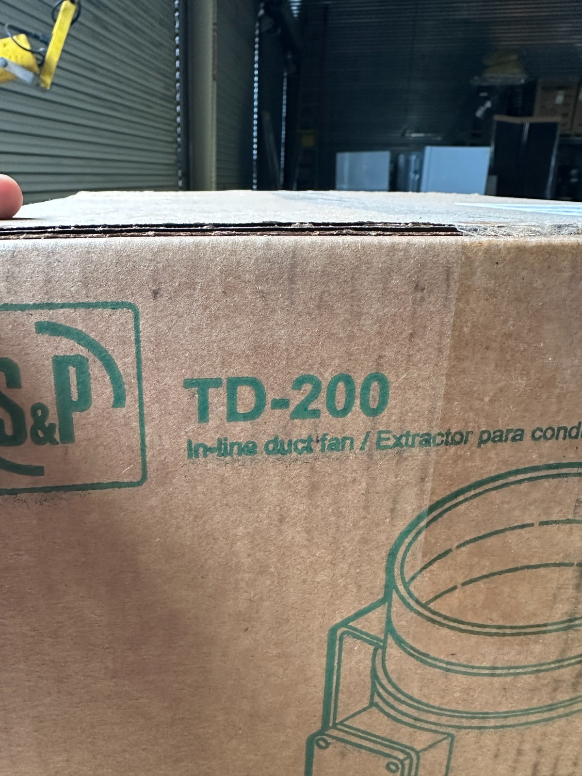 Soler & Palau Td-200 Plastic 9″D, 5.6″H, 5.6″W Inline Duct Fan