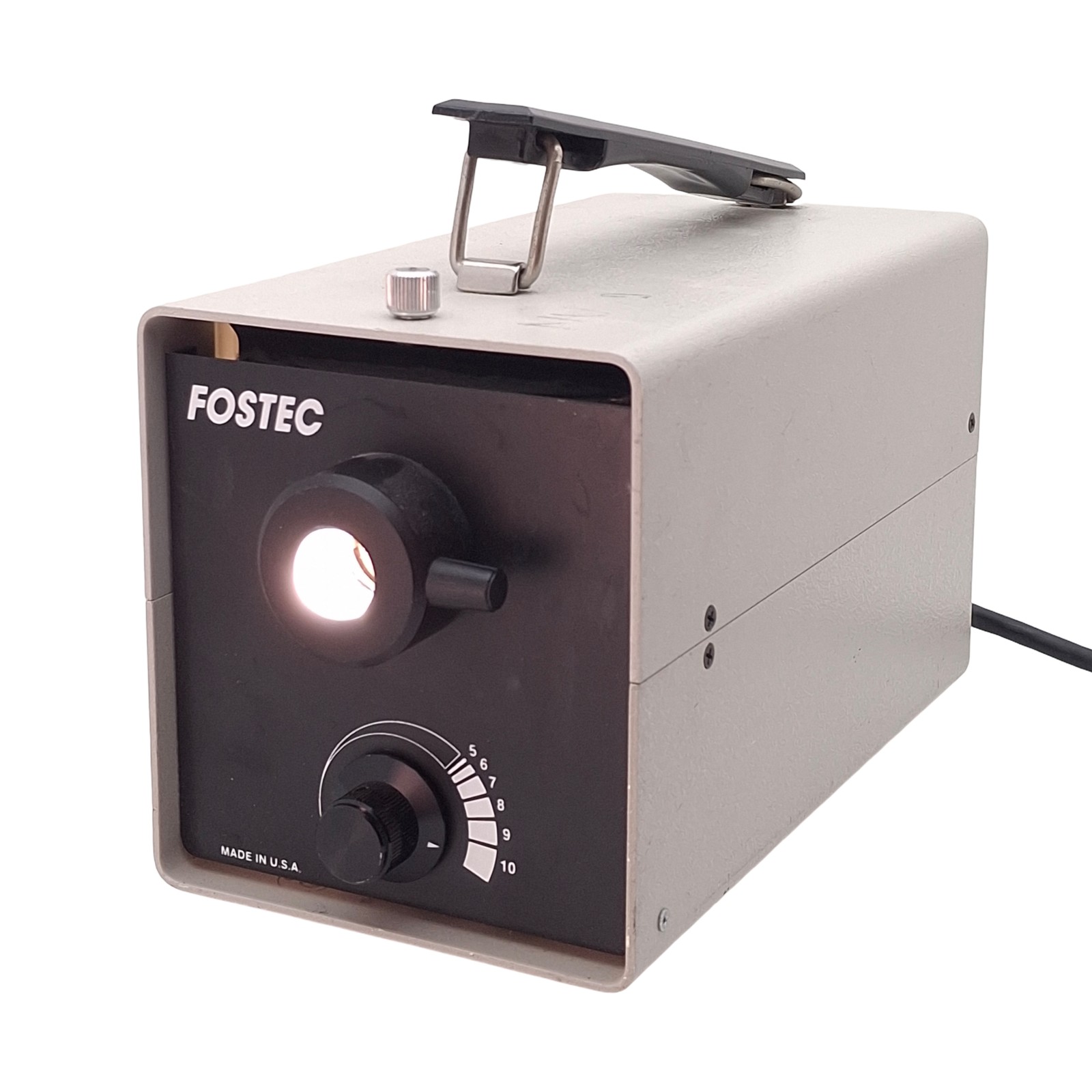 Fostec FO-150 Fiber Optic Illuminator, ø16mm Port, 150W, 115VAC, 3A Fuse