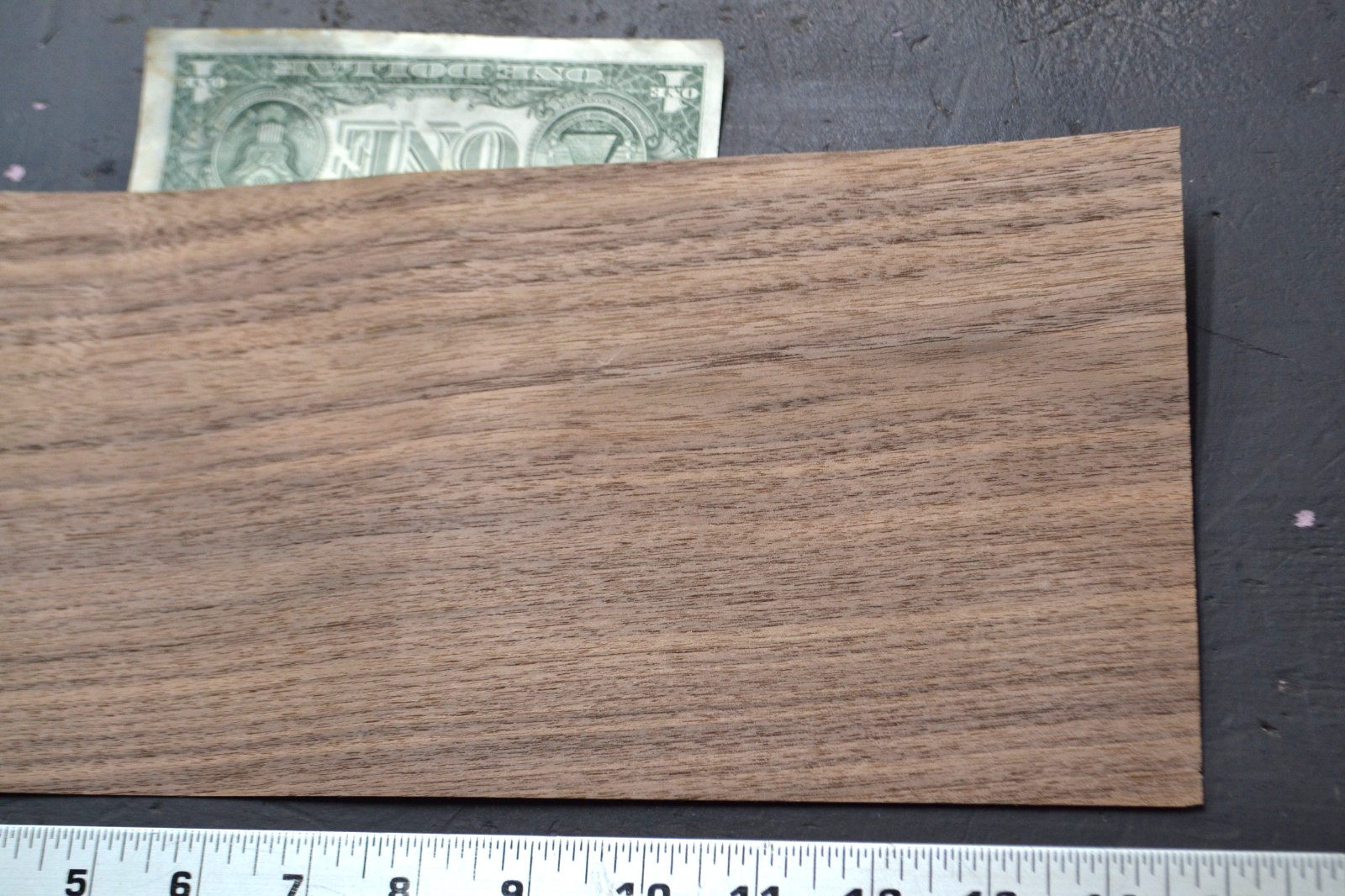 Walnut Raw Wood Veneer Sheet 6 x 14.5 inches 1/42nd BARGAIN 42083-57