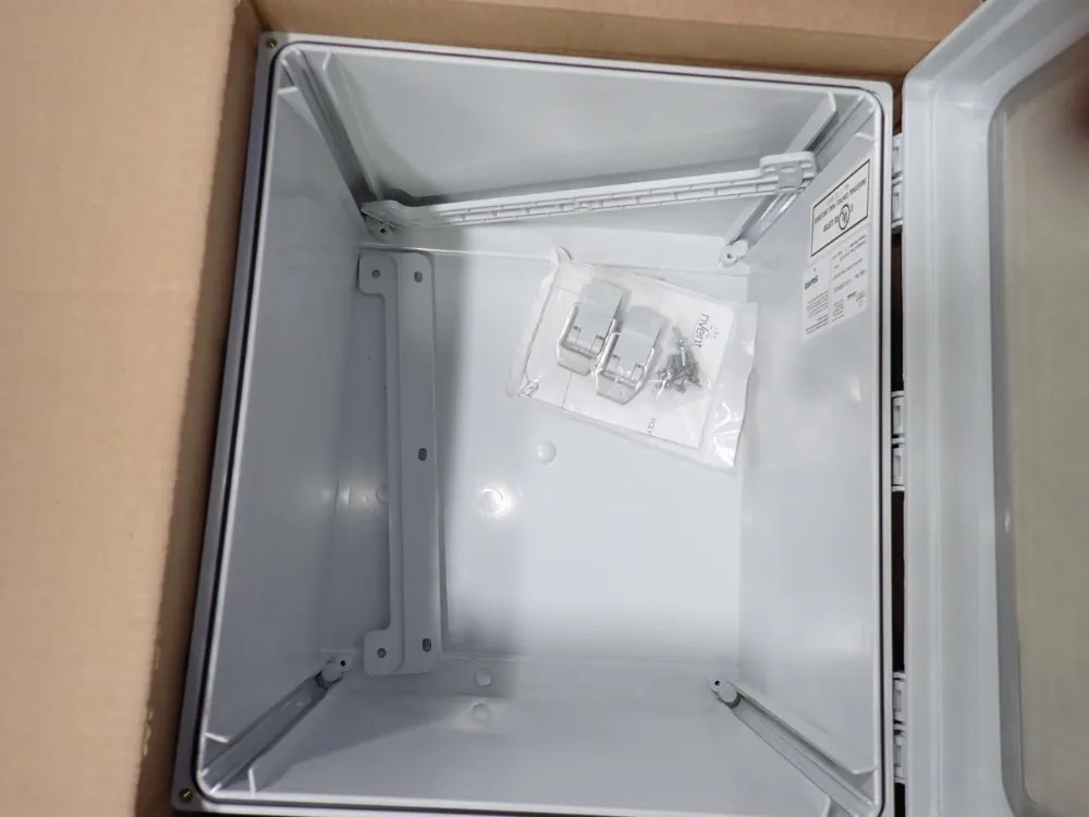 HOFFMAN A14128PHCW ELECTRICAL ENCLOSURE 14″ X 12″ X 8″ 04260880016