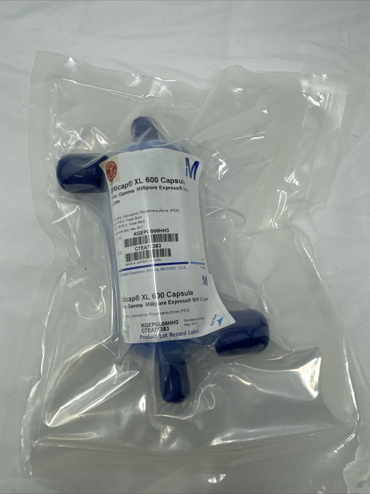 Millipore Opticap XL 600 Capsule Gamma SHF KGEPG006HH3 0.2 UM Laboratory New