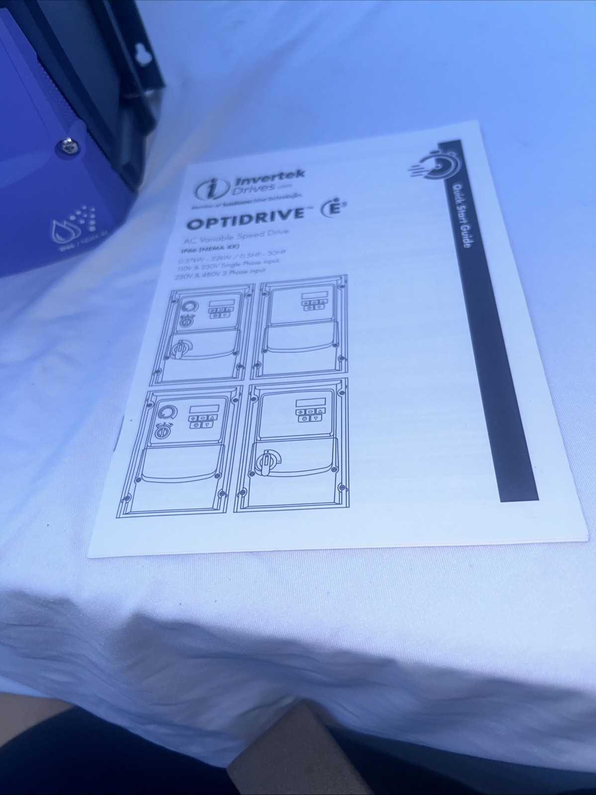 ODE-3-110023-101a- Invertek OptiDrive E3 – 7.5 HP VFD