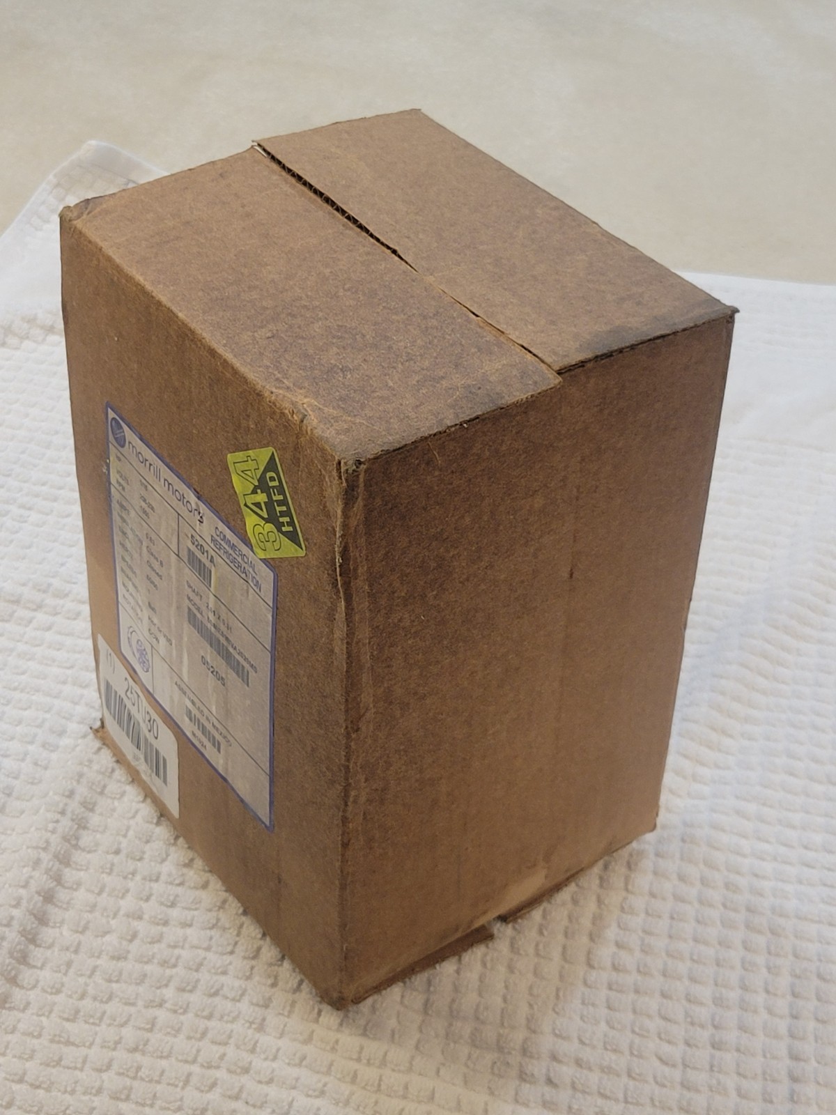 MORRILL MOTORS P/N 5201A 59 ECM REFRIGERATION MOTOR, 208-230V, 1/15HP, 1550RPM