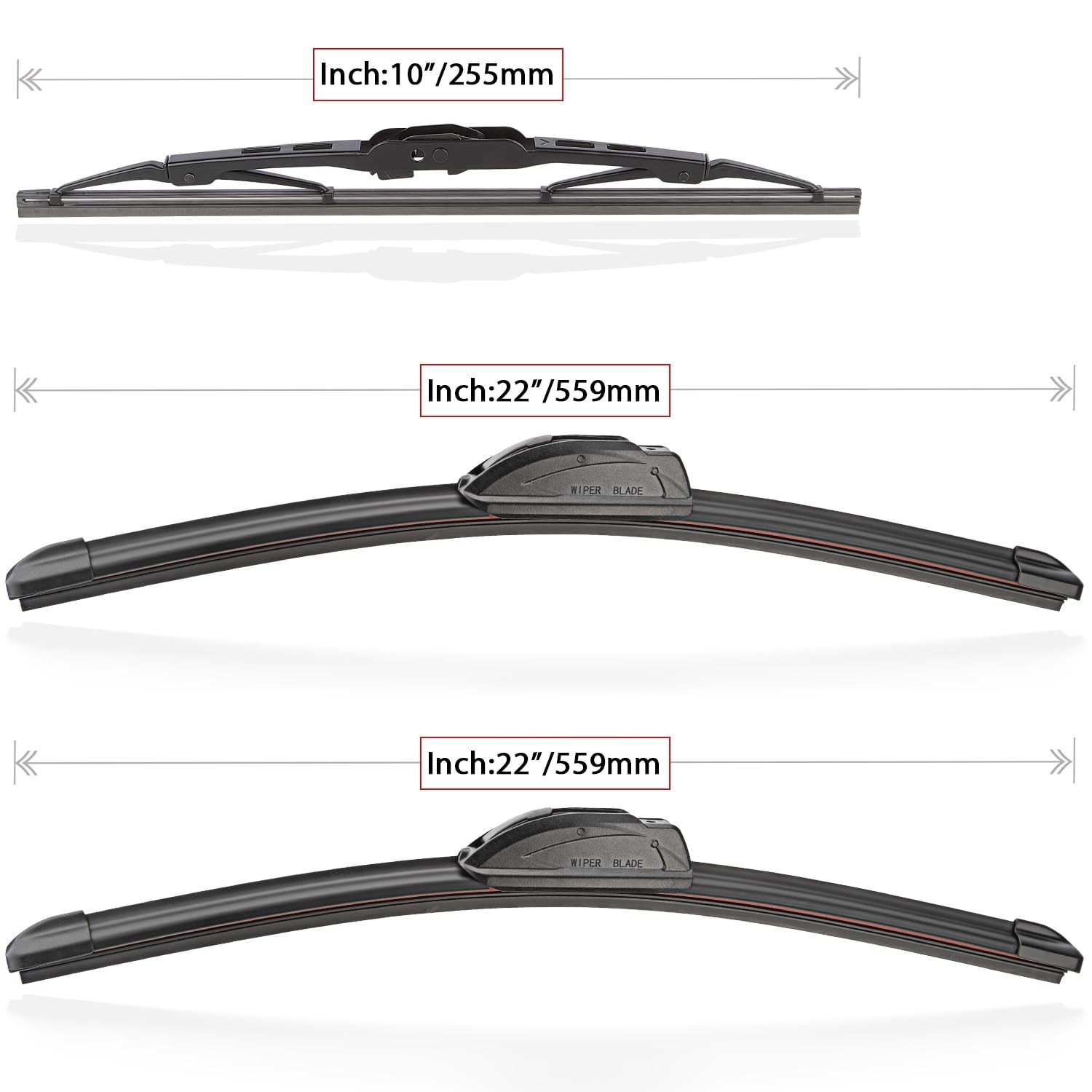 Windshield Wiper Blade Set Replacement for 2007-2017 Jeep Patriot Original Eq…