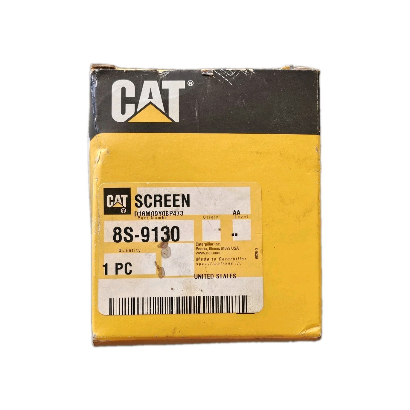 CAT Suction Screen Filter Stainless Caterpillar 8S-9130 OEM Genuine