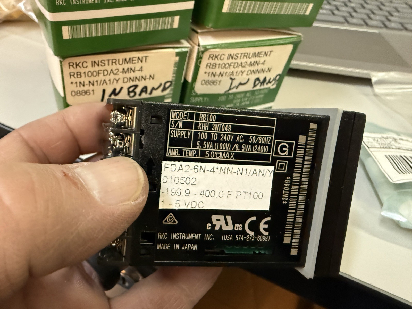 rkc instrument rb100fda2-6n-4 temperature controller
