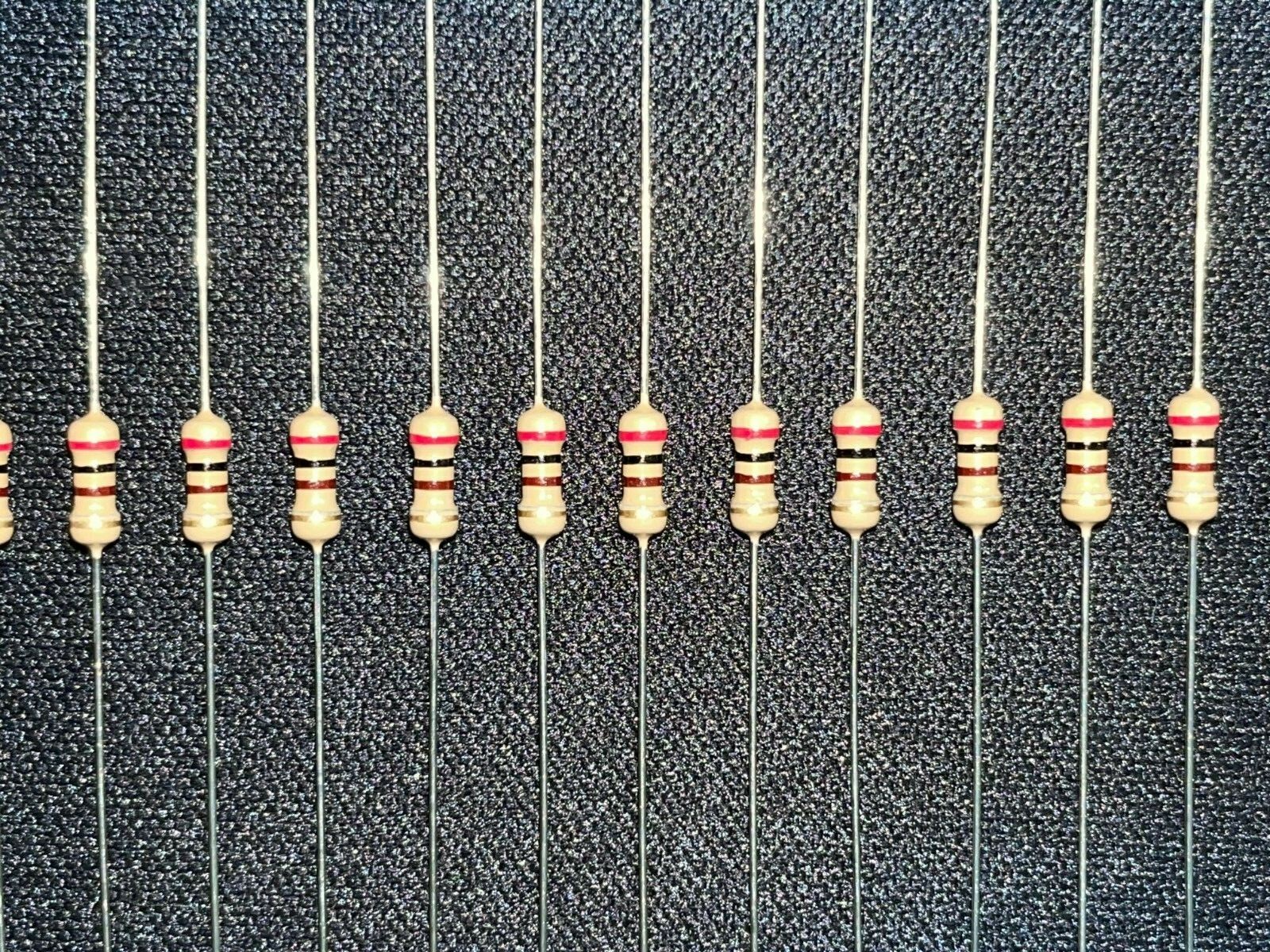 1/4W 5% Carbon Film Resistors Choose From 53 Values 10pcs Kits Ship from US