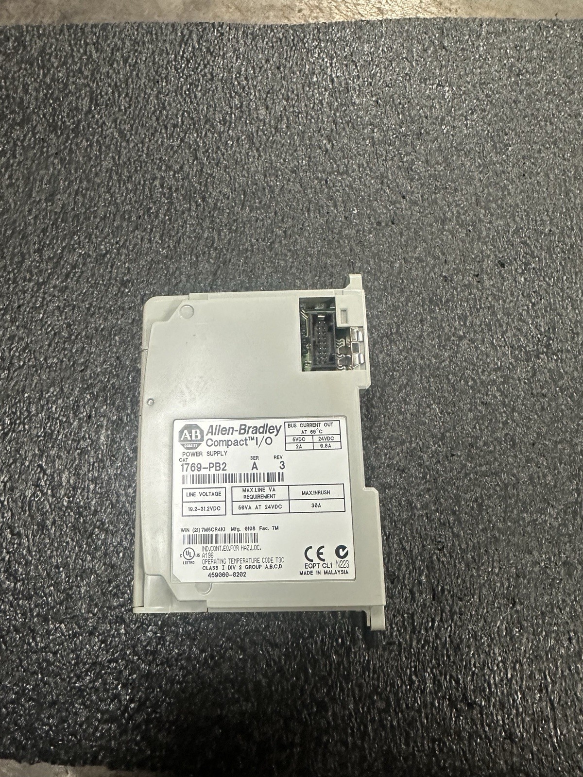 Allen-Bradley 1769-PB2 PLC Power Supply Module Compact I/O Controller Platform