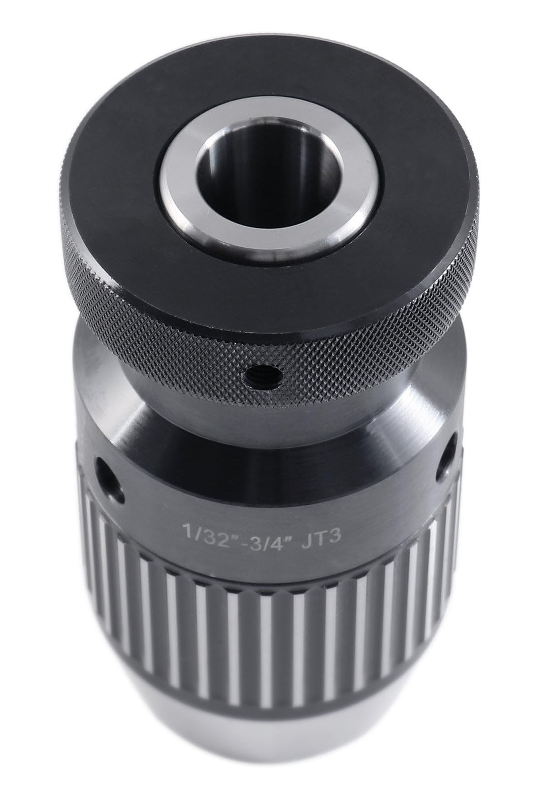 Accusize Industrial Tools Precision Keyless Drill Chuck, 1/32″-3/4″, 3JT