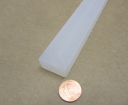 Polypropylene Bar 1/2″ Thick x 1.0″ Wide x 48″ Long, 4 pcs, 16 feet