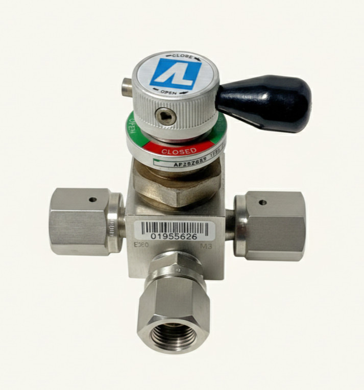 AP Tech | AP3625SX | 3-Port High-Pressure Valve | 304SS | 1/4″ VCR | NOS