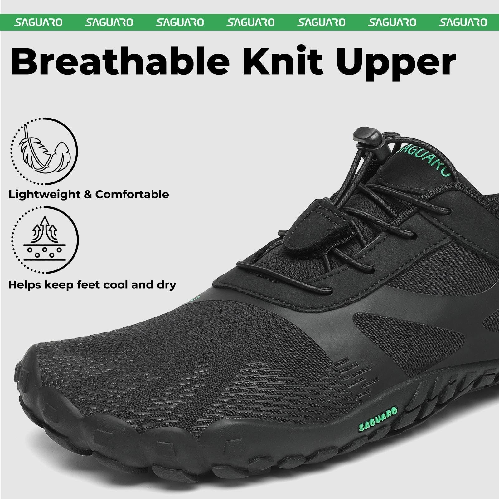 SAGUARO Barefoot Shoes for Men & Women | Wide Toe Box Zero-Drop Minimalist Tr…