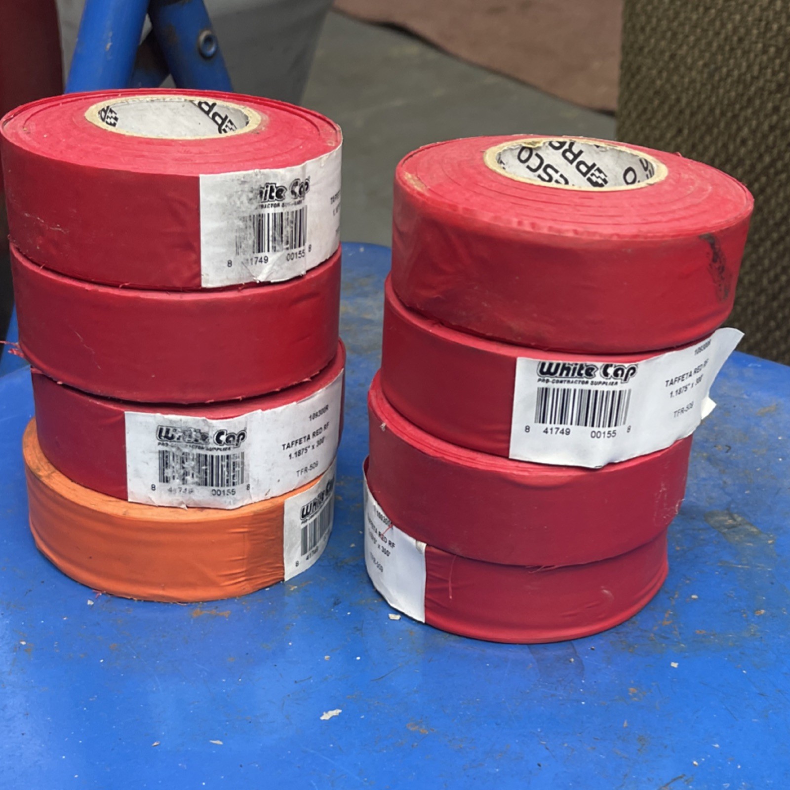 White Cap Taffeta Flagging Tape Red 1.1875 in x 300 ft, MPN 109300R