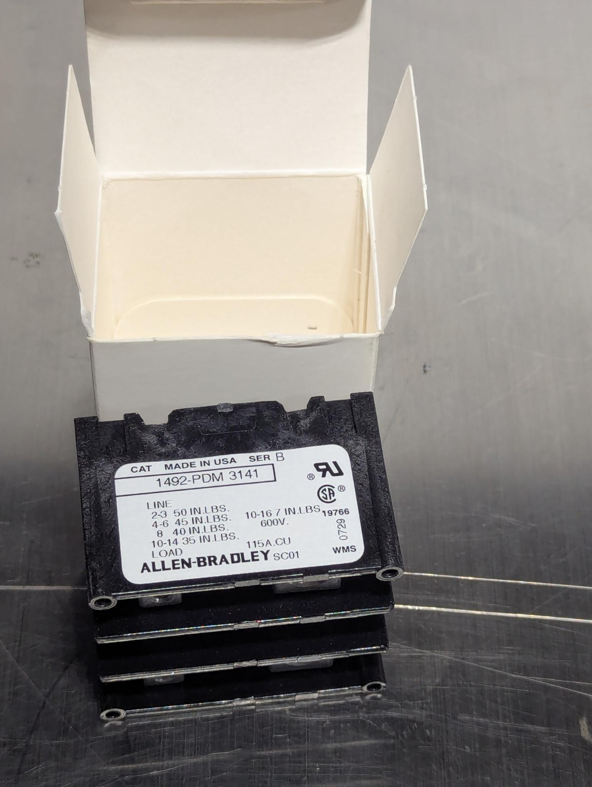 Allen Bradley 1492-PDM 3141 terminal block Series B