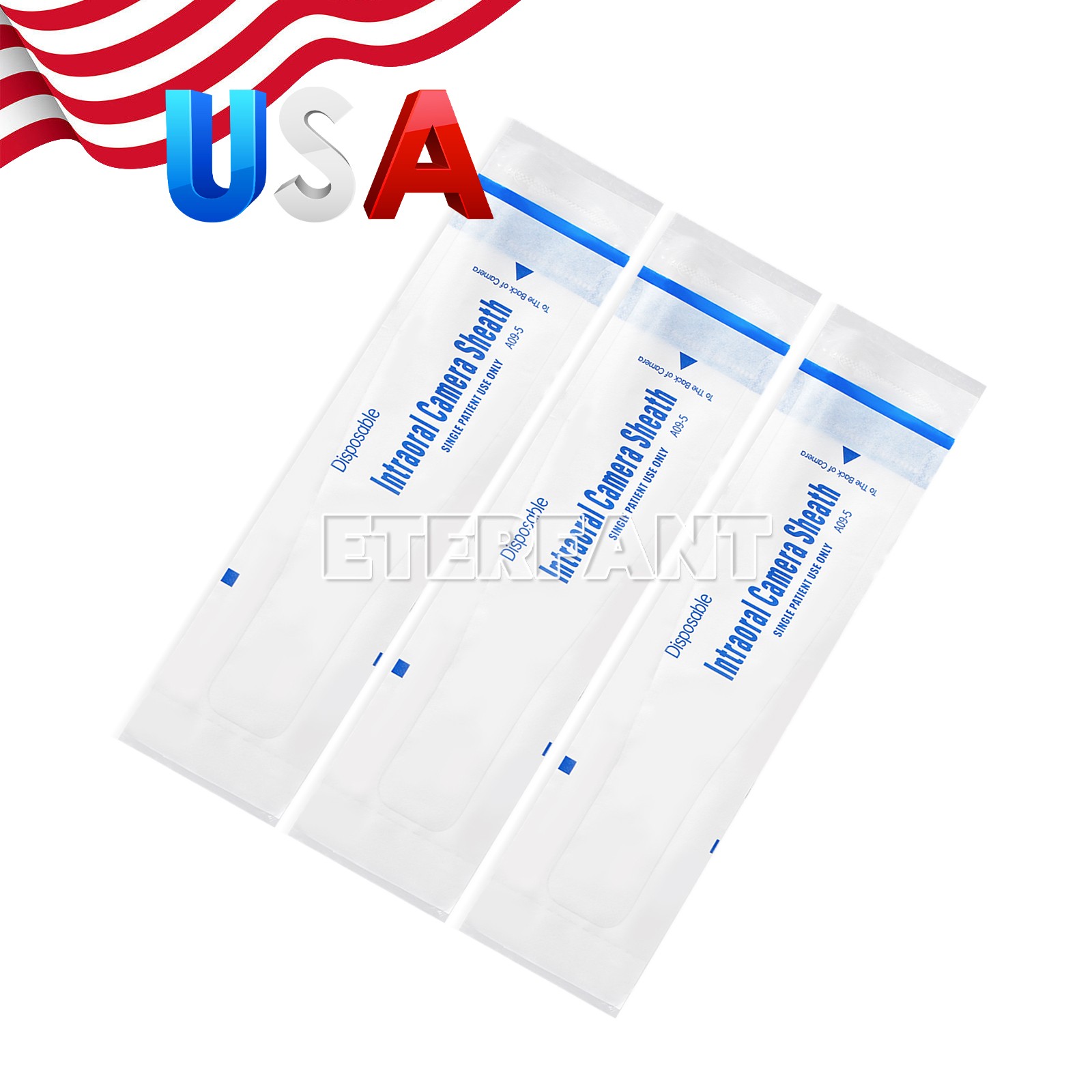 500PCs ETERFANT Dental Disposable Protect Sheath Intraoral Camera Covers A09-5