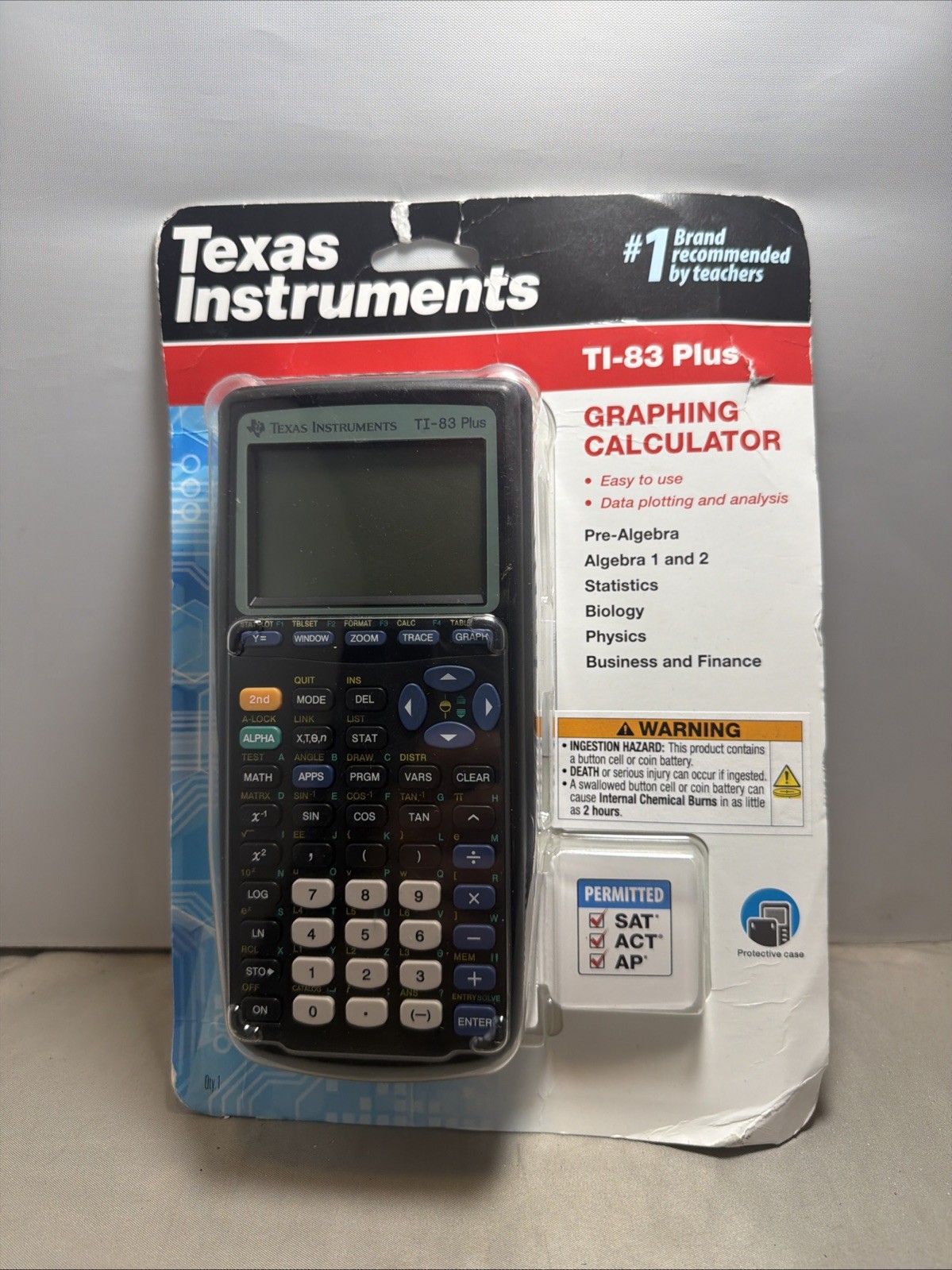 NEW! Texas Instruments TI-83 PLUS Graphing Calculator SAT, ACT,AP “ SEALED”