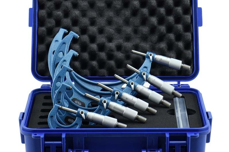 Shars 0-6″ x 0.0001″ Outside Micrometer Set (6 pcs) 303-2653N R 6 pcs/set