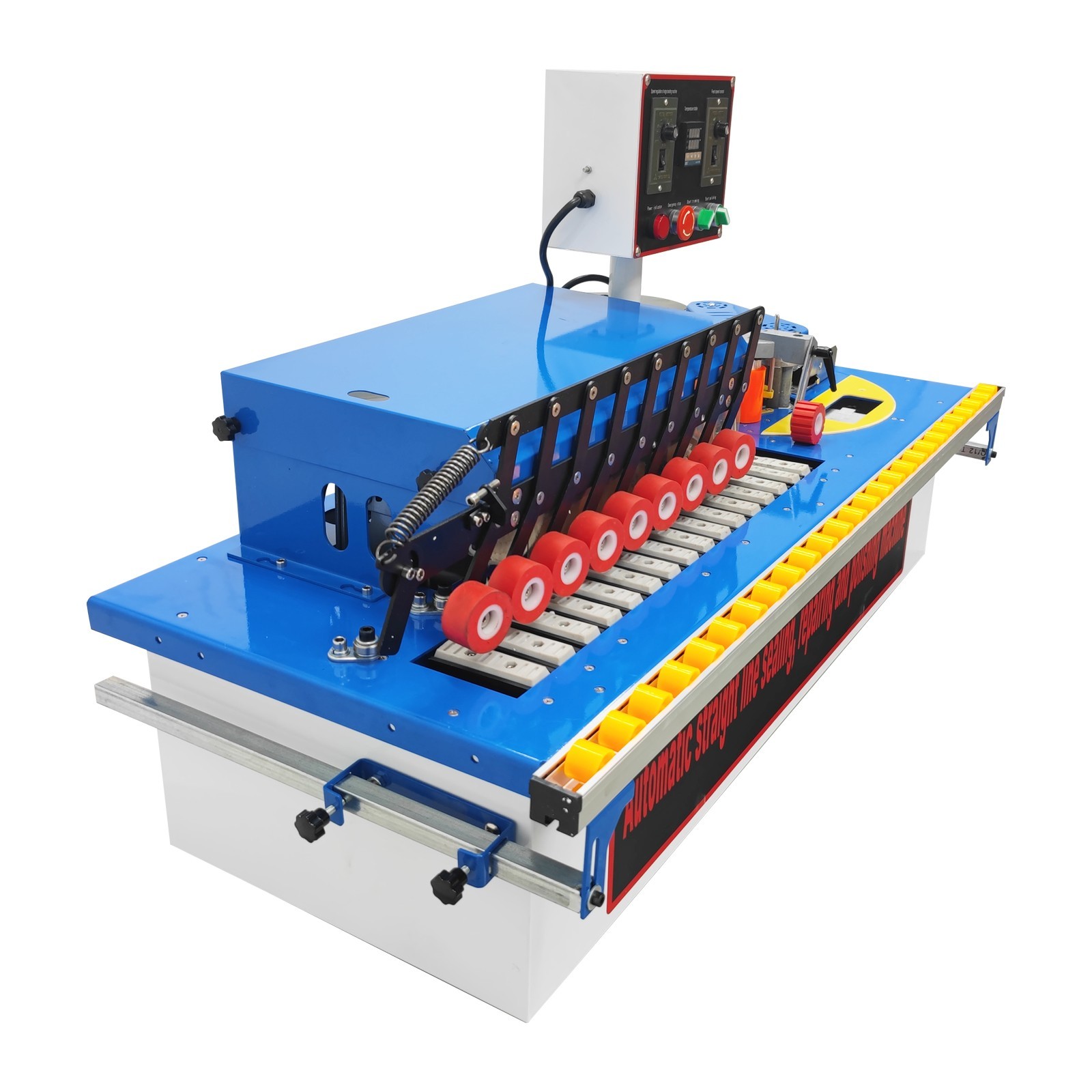 2-in-1 Edge Bander&Trimmer 2-Sided Glue Edge Banding for Curved&Straight Line