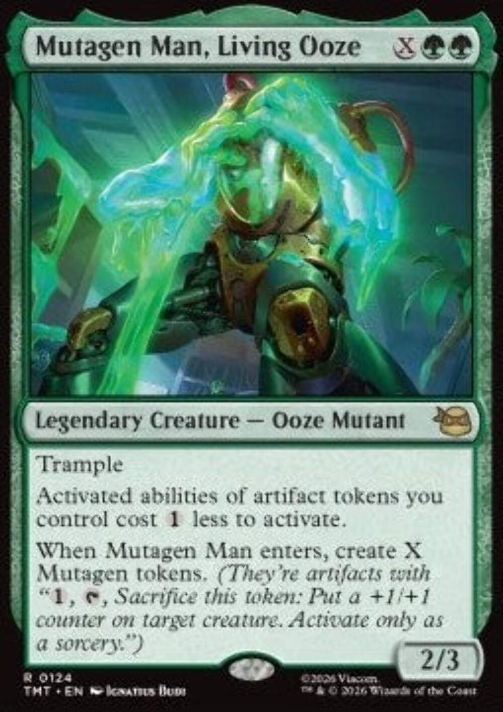 Mutagen Man, Living Ooze – Teenage Mutant Ninja Turtles (Rare) [TMT-124]