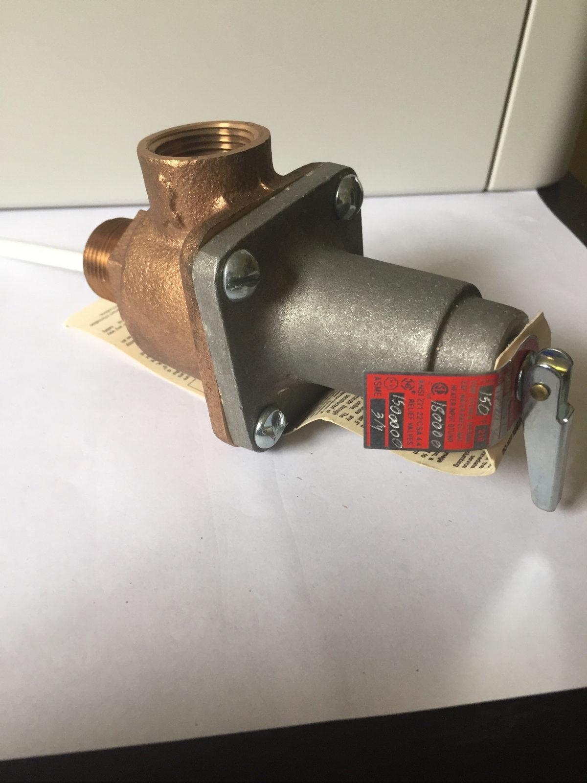 Relief Valve 3/4, Model TP220-3C-150