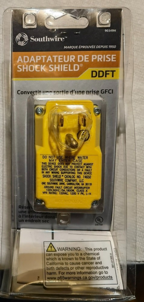 Shock Shield Portable GFCI Plug Adapter Southwire – Electrical Safety Protector