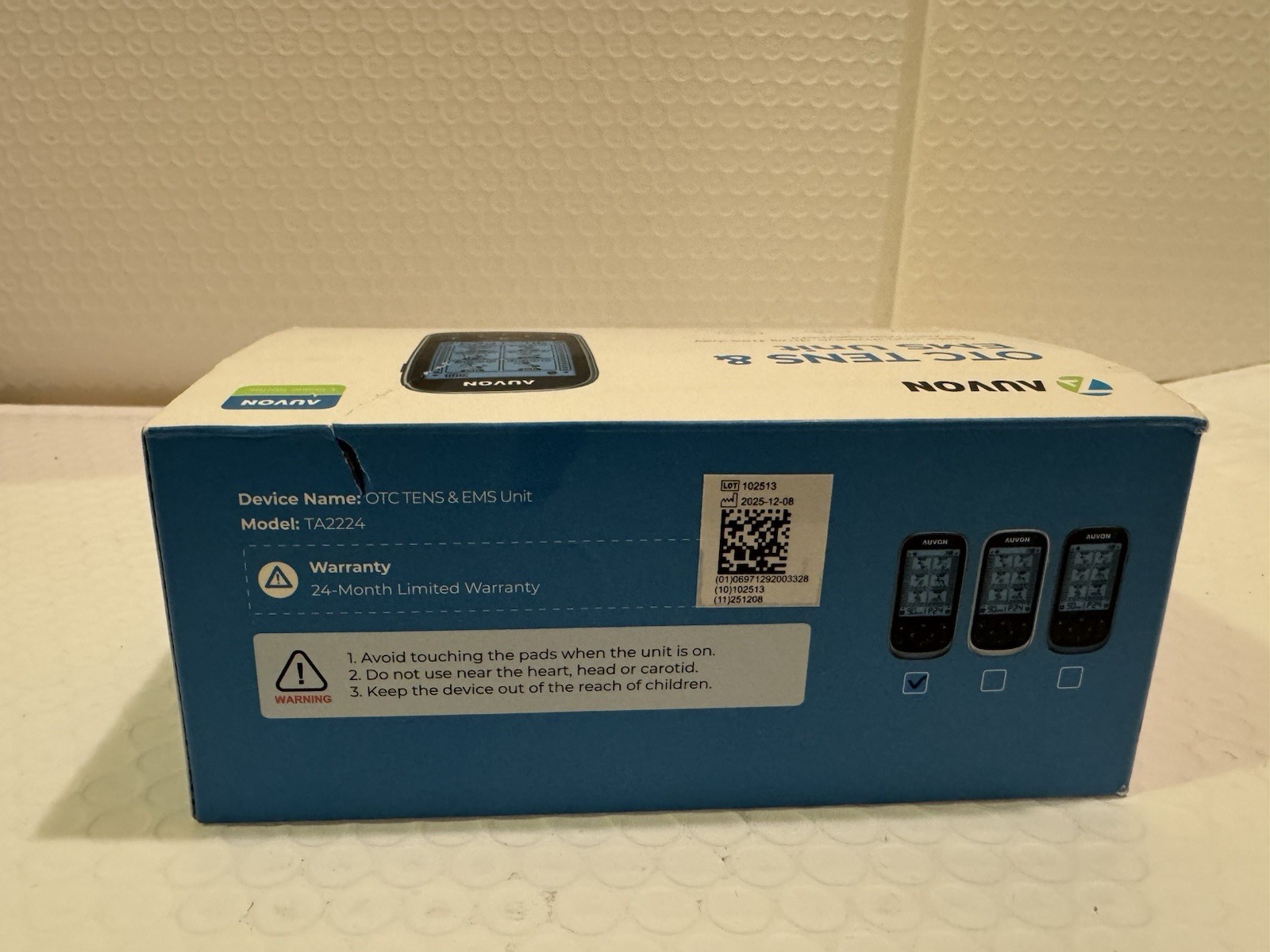 AUVON TENS & EMS Unit TA2224 24 Modes, Rechargeable Dual Channel…