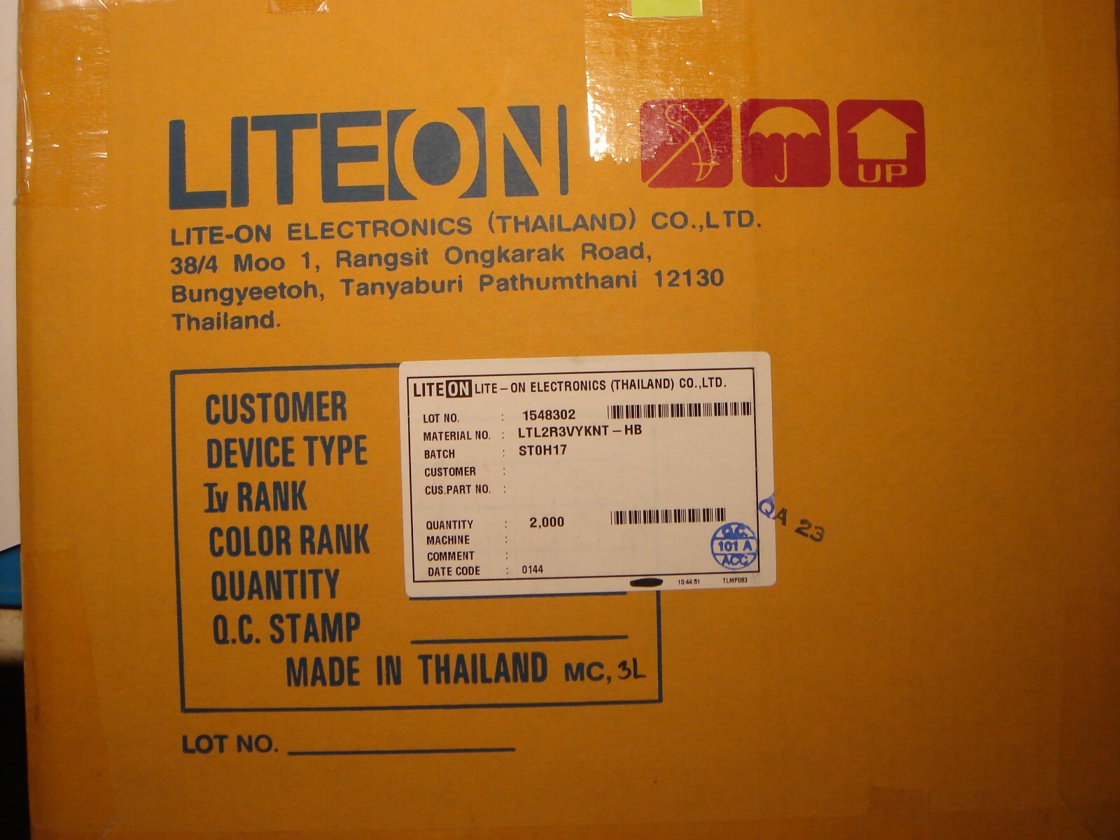 100x LED 5mm Yellow/Orange Super Bright Low Current LTL-2R3VYKNT LITEON #2D24#040c