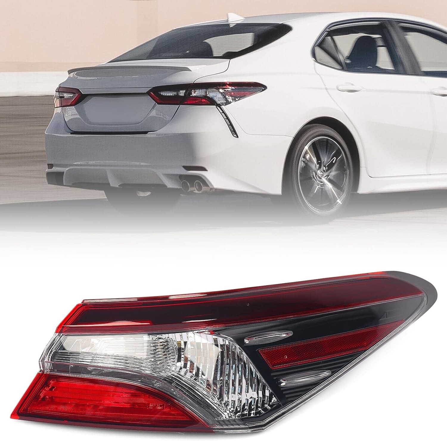 Right Passenger Side Tail Light Assembly for Toyota Camry 2021-2022 Tail Lamp
