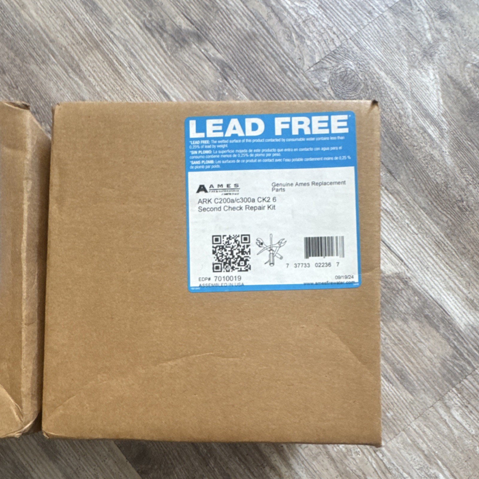Ames ARK C200a/C300a CK1 6 & CK2 6 Water Check Repair Kit Replacement
