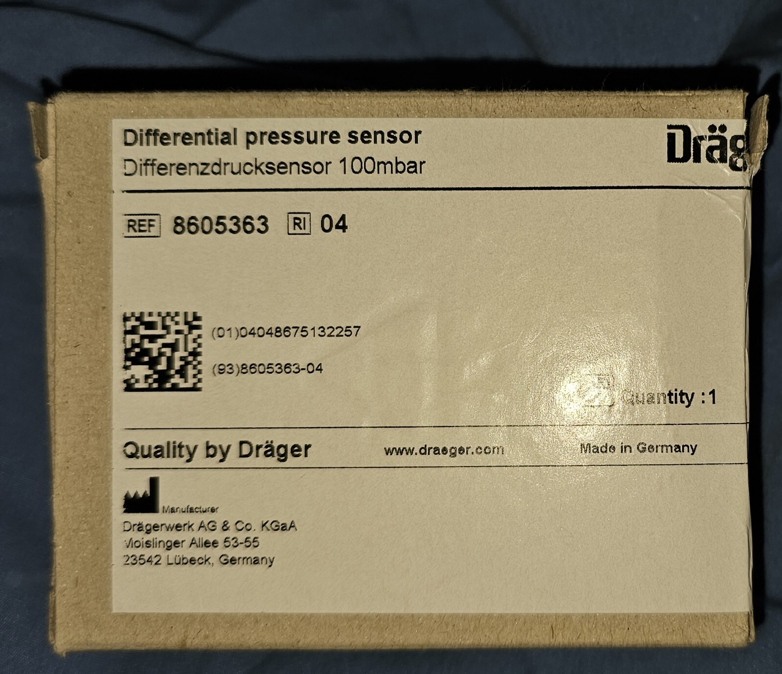 differential Pressure Sensor by Dräger