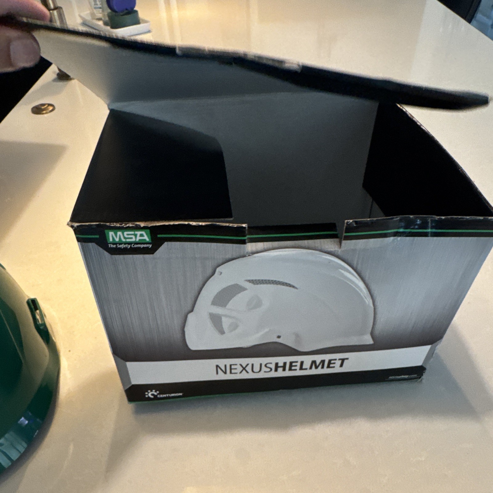 MSA Nexus Helmet Green Hard Hat ANSI Class E Strap Suspension MPN 310681