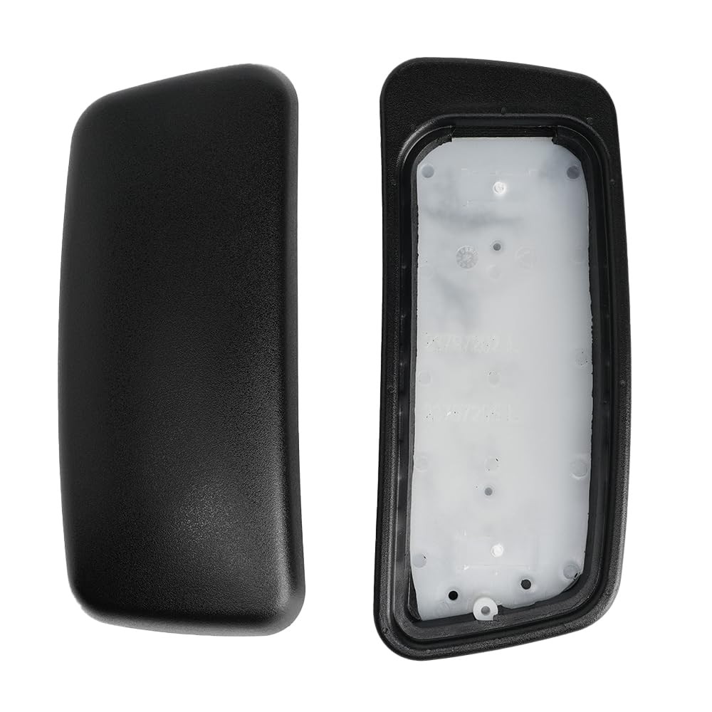Arm Pads Caps Replacement for Haworth Zody Office Chair 1 Pair Black/Gray (Black