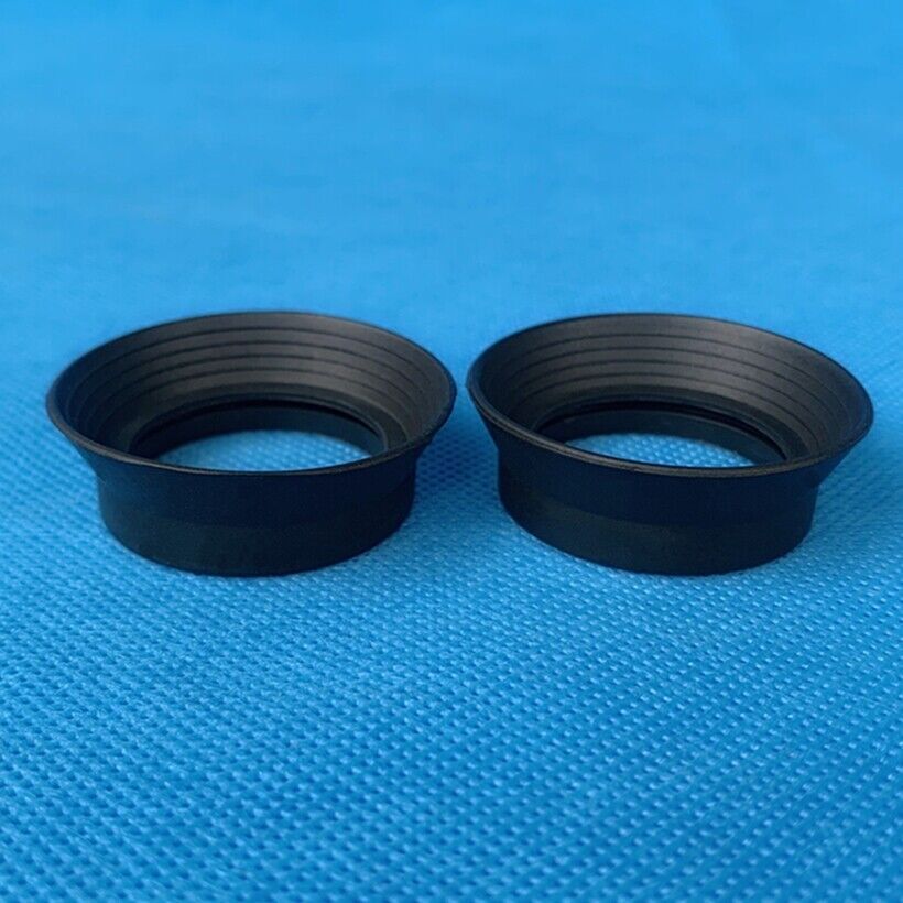 2pc Binocular Microscope Eyepiece Cup Rubber Eye Lens Guard Shield for 29-36mm