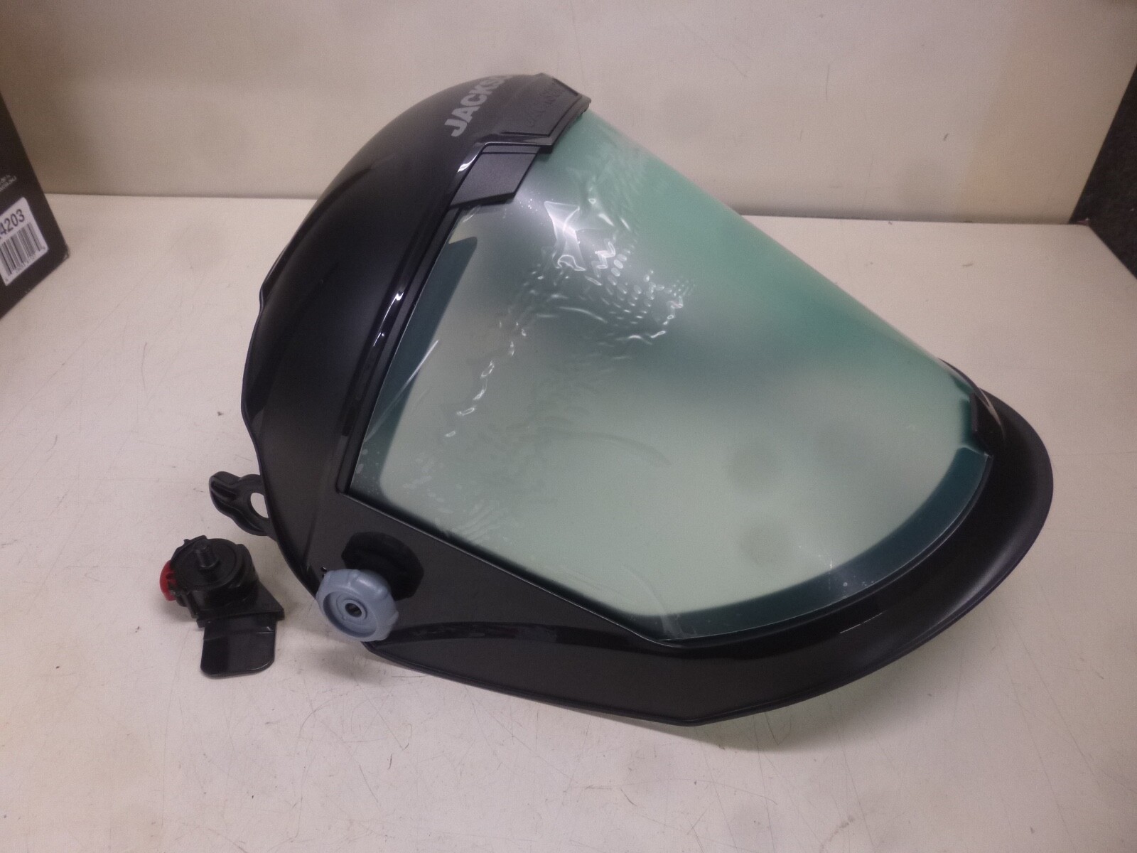 NEW! JACKSON SAFETY Faceshield Assembly: Clear, Anti-Fog, Polycarbonate, 14203