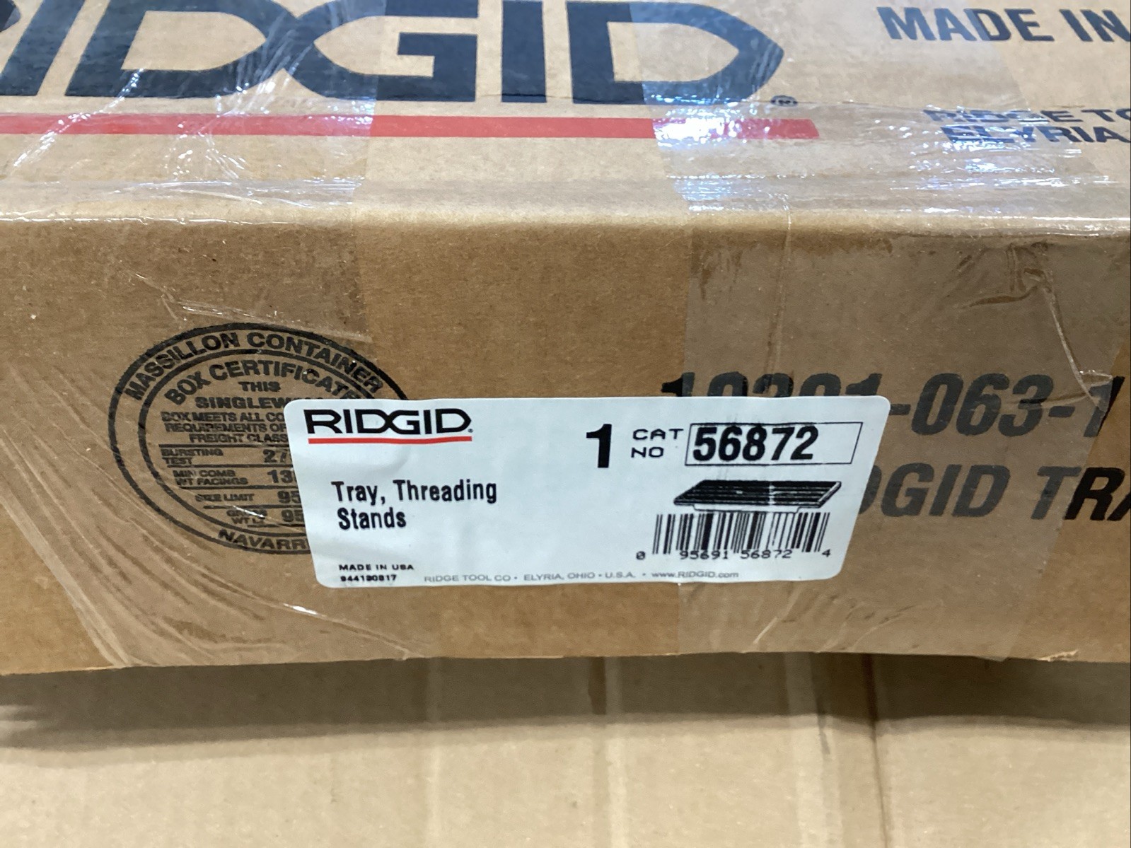RIDGID 92462 150A Universal Wheel Tray Frame Assembly Stand 56872/92617