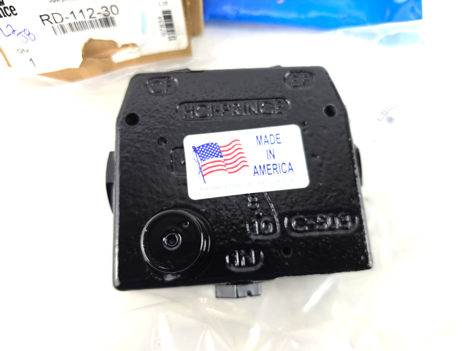 Prince Mfg SAE 12 Hydraulic Flow Control Valve RD-112-30 9-4169-12