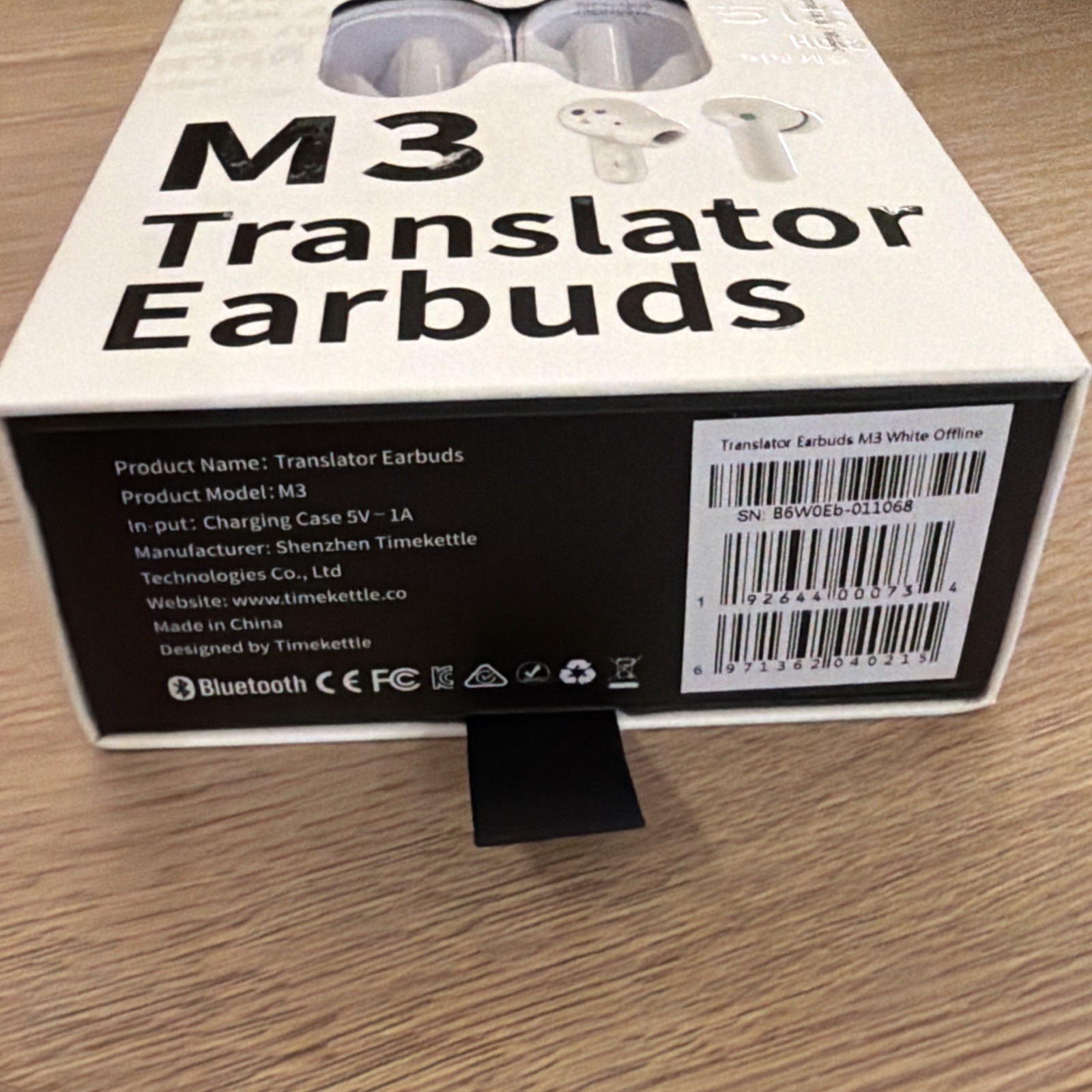 Timekettle M3 Language Translator Earbuds, Two-Way Translator Device with APP-