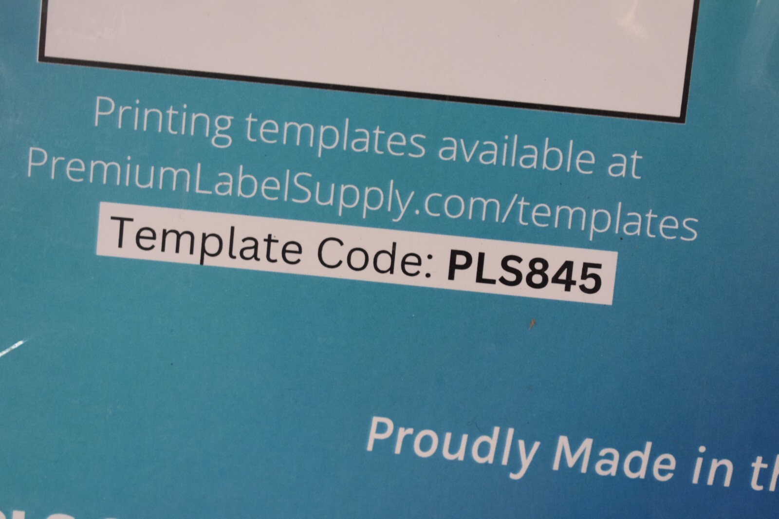 Premium Label Supply Matte White Adhesive Labels 8.5″ x 5.5″ 50 Pack PLS845