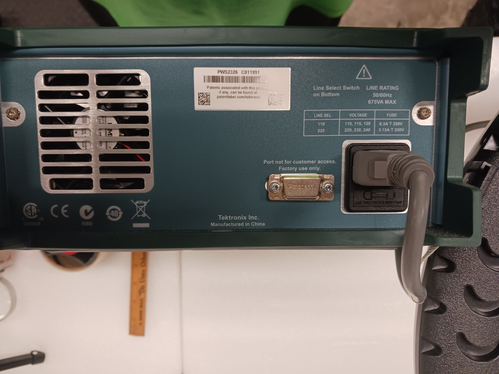 Tektronix PWS2326 DC Power Supply 0-32V 0-6A Bench Lab Supply Tested
