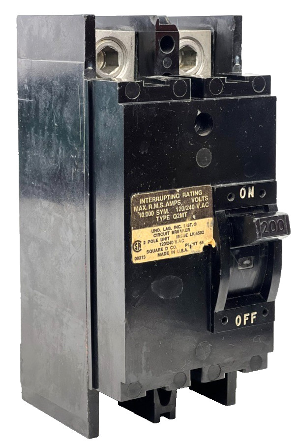 Square D Q2L2200 200 Amp 2 Pole Circuit Breaker Q2L 240V 200A Lugs *NEW IN BOX*